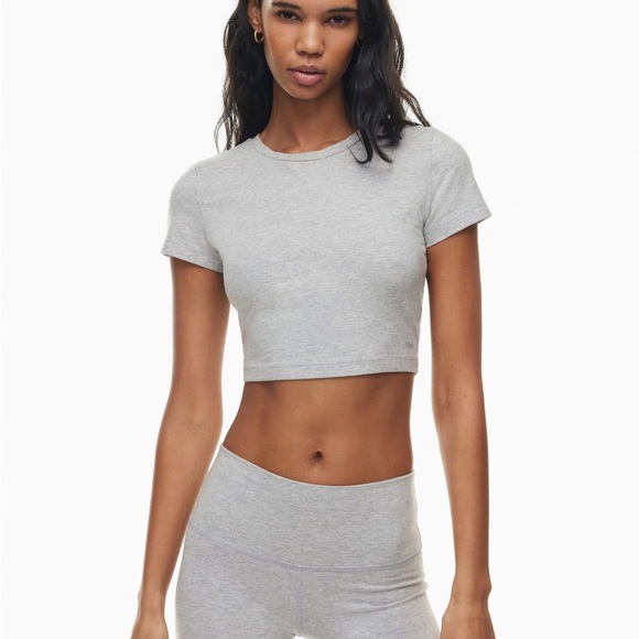 Aritzia tna chill ortiz cropped heather Chrome xl - Picture 4 of 5